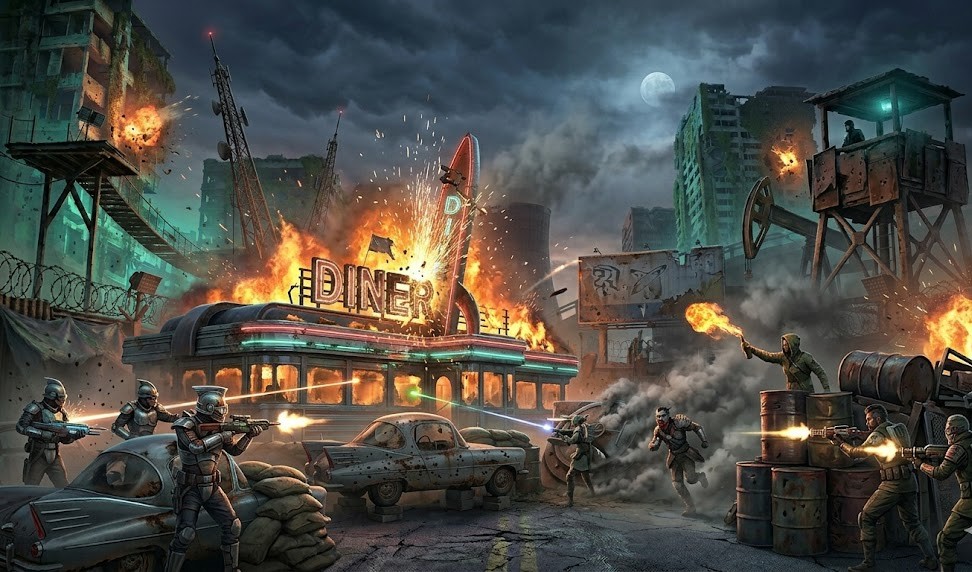 Retro wasteland